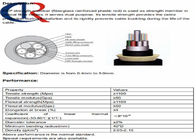 Noyau du câble optique FRP, GV ISO9001 périphérique central de renforcement de porteur central