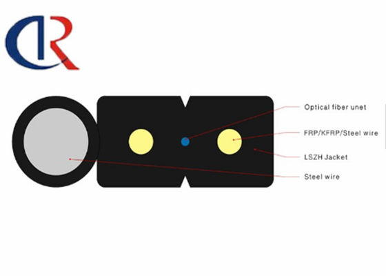 Couleur naturelle FRP Rod, disposition en plastique renforcée par époxyde de câble d'intérieur de fibre de Kevlar de noyau de KFRP